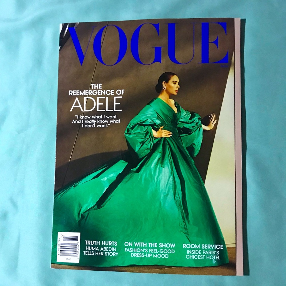 📚💅🏼 Vogue Magazine Adele Edition November 2021
